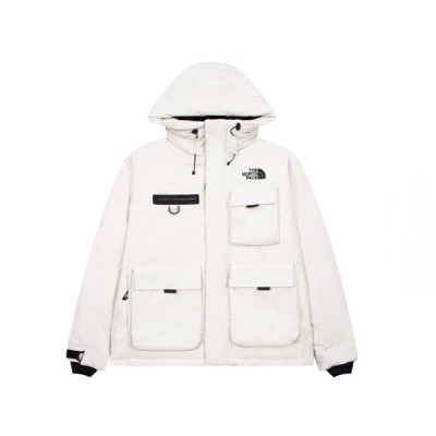 노스페이스 남/녀 화이트 구스다운 파카 - The North Face Unisex White Parka - nor298x