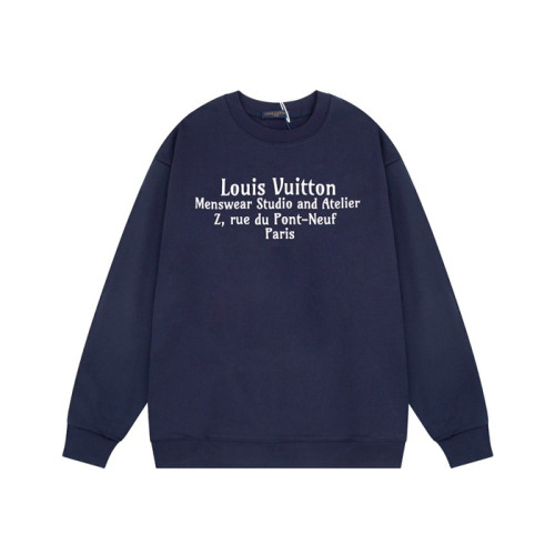 루이비통 남성 모던 네이비 맨투맨 - Louis vuitton Mens Navy Tshirts - lv191x