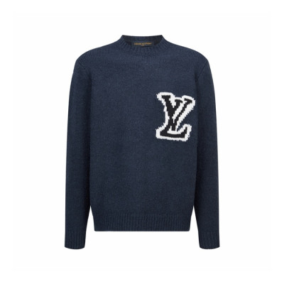 루이비통 남성 라운드 니트 - Louis vuitton Mens Round Knitwear - lv63x