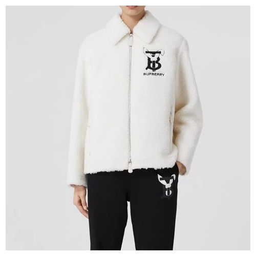 버버리 남/녀 모던 화이트 자켓 - Burberry Unisex White Jackets - bu27x