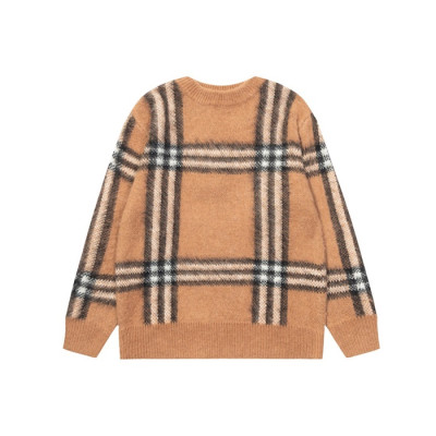 버버리 남성 크루넥 베이지 니트 - Burberry Mens Beige Knits - bu34x