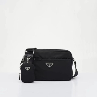 프라다 남성 블랙 크로스백 - Prada Mens Black Cross Bag - pr119x