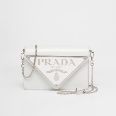 프라다 여성 화이트 숄더백 - Prada Womens White Shoulder Bag - pr178x