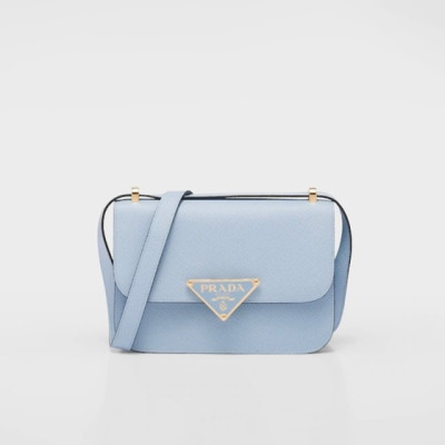 프라다 여성 블루 숄더백 - Prada Womens Blue Shoulder Bag - pr213x