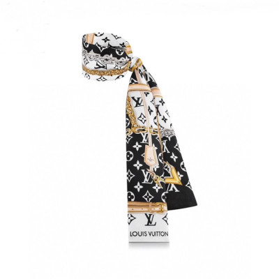 루이비통 여성 블랙 미차 - Louis vuitton Womens Black Scarf - lv233x