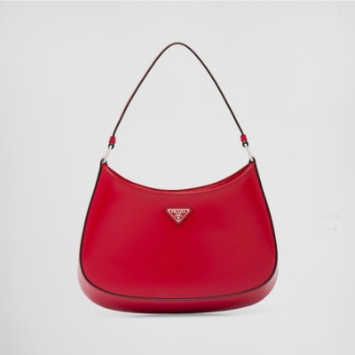 프라다 여성 레드 클레오백 - Prada Womens Red Cleo Bag - pr237x