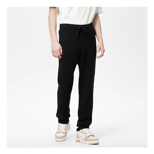 루이비통 남성 캐쥬얼 블랙 팬츠 - Louis vuitton Mens Black Pants - lv252x