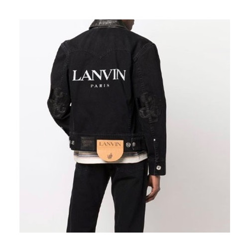 랑방 남성 블랙 자켓 - LANVIN Mens Black Jackets - lan35x