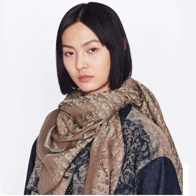 디올 여성 오블리크 스카프 - Dior Womens Oblique Scarf - acc191x