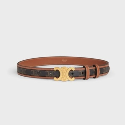 셀린느 여성 브라운 벨트 - Celine Womens Brown Belt - ce51x