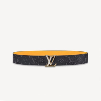 루이비통 남성 블랙 벨트 - Louis vuitton Mens Black Belts - lv284x