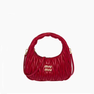 미우미우 여성 레드 크로스백 - Miumiu Womens Red Cross Bag - miu271x