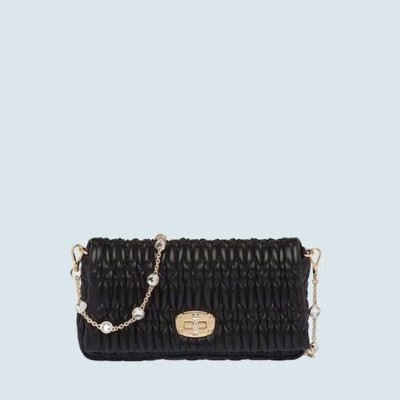 미우미우 여성 블랙 숄더백 - Miumiu Womens Black Shoulder Bag - miu274x