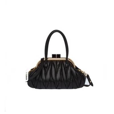 미우미우 여성 블랙 크로스백 - Miumiu Womens Black Cross Bag - miu275x