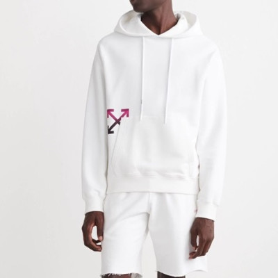 오프화이트 남성 화이트 후드티 - Off-white Mens White Hoodie - of19x