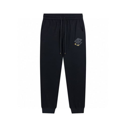 펜디 남성 캐쥬얼 블랙 트레이닝 팬츠 - Fendi Mens Black Training Pants - fe39x