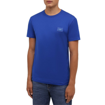 돌체앤가바나 남성 블루 반팔티 - Dolce&Gabbana Mens Blue Tshirts - dol395x