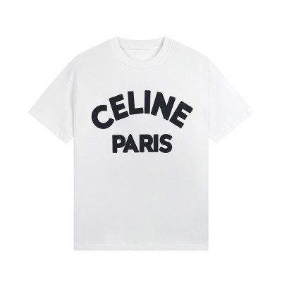 셀린느 남성 크루넥 화이트 반팔티 - Celine Mens White Short sleeved T-shirts - ce86x