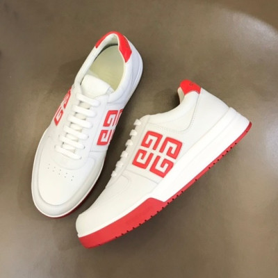 지방시 남성 레드 스니커즈 - Givenchy Mens Red Sneakers - gi173x