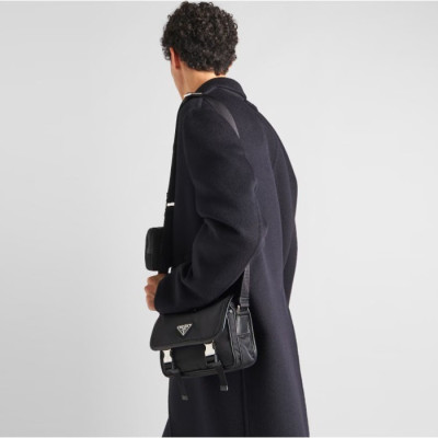 [당일배송] 프라다 리나일론 사피아노 가죽 숄더백 - dd305x