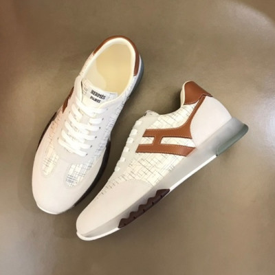 에르메스 남성 카멜 스니커즈 - Hermes Mens Camel Sneakers - he52x