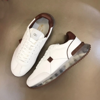 발렌티노 남/녀 모던 브라운 스니커즈 - Valentino Unisex Brown Sneakers - val399x