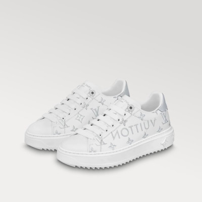 루이비통 남/녀 실버 스니커즈 - Louis vuitton Unisex Silver Sneakers - lv519x