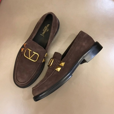 발렌티노 남성 브라운 로퍼 - Valentino Mens Brown Loafer - val412x