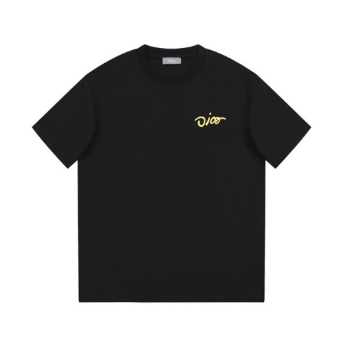 디올 남성 블랙 크루넥 반팔티 - Dior Mens Black Short sleeved Tshirts - di313x