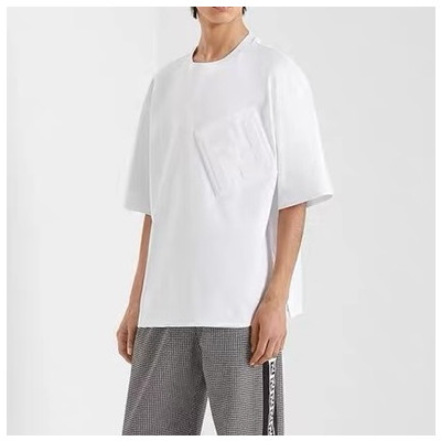 펜디 남성 화이트 크루넥 반팔티 - Fendi Mens White Short sleeved T-shirts - fe66x