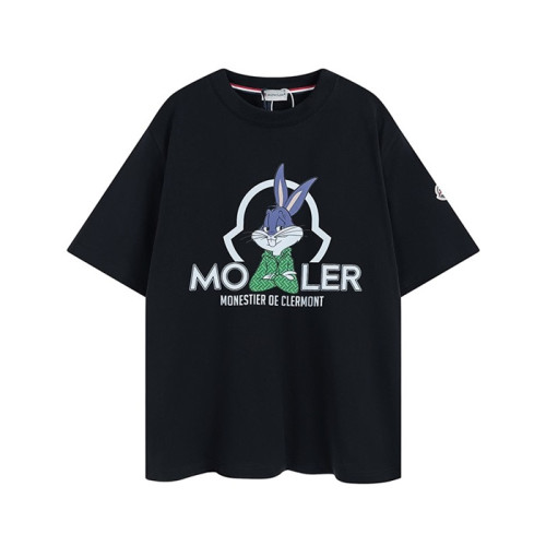 몽클레어 남성 블랙 크루넥 반팔티 - Moncler Mens Black Tshirts - mo87x