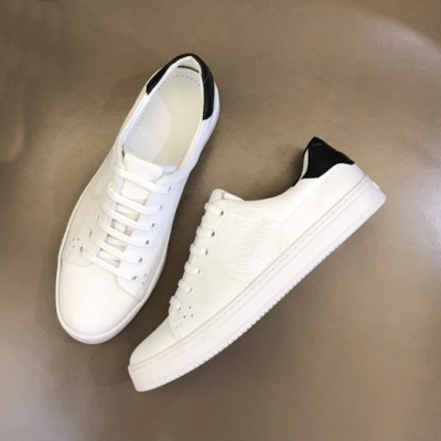 벨루티 남성 시그니처 화이트 스니커즈 - Berluti Mens White Sneakers - ber173x