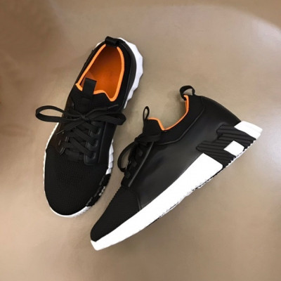 에르메스 남성 블랙 스니커즈 - Hermes Mens Black Sneakers - he59x