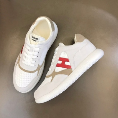 에르메스 남성 베이지 스니커즈 - Hermes Mens Beige Sneakers - he73x