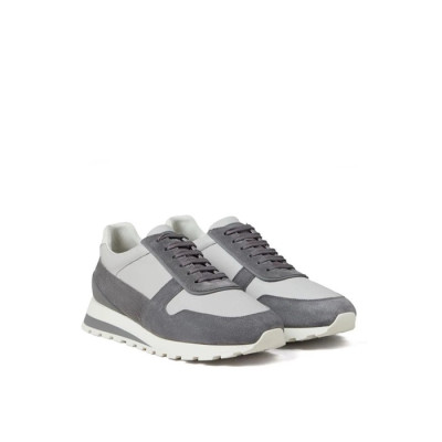 브루넬로쿠치넬리 남성 펀칭 패널 스니커즈 - Brunello Cucinelli Mens Punching Panel Sneakers - bru25x