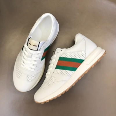 구찌 남성 그린 스니커즈 - Gucci Mens Green Sneakers- gu320X