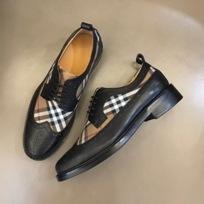 버버리 남성 시그니처 블랙 로퍼 - Burberry Mens Black Loafer - bu117x