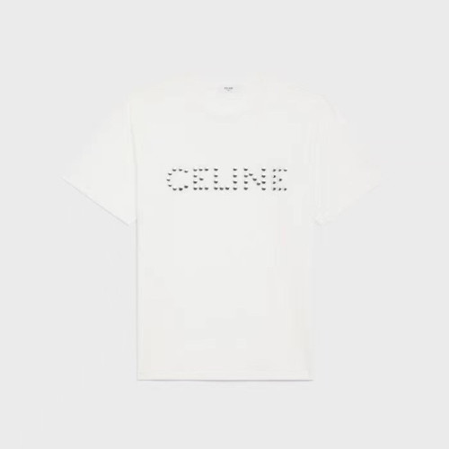셀린느 남성 크루넥 화이트 반팔티 - Celine Mens White Short sleeved T-shirts - ce109x