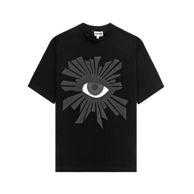 겐조 남/녀 블랙 크루넥 반팔티 - Kenzo Unisex Black Tshirts - ken210x