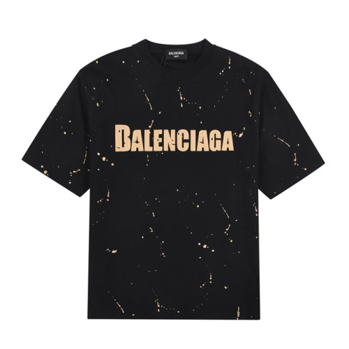 발렌시아가 남성 크루넥 블랙 반팔티 - Balenciaga Mens Black Short sleeved T-shirts - ba216x