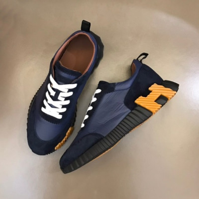 에르메스 남성 네이비 스니커즈 - Hermes Mens Navy Sneakers - he95x