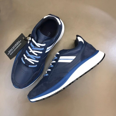 에르메네질도 제냐 남성 네이비 스니커즈 - Ermenegildo Zegna Mens Navy Sneakers - ze70x