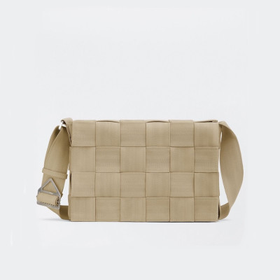 보테가베네타 남성 베이지 카세트백 - Bottega Veneta Mens Beige Cassette Bag - bv56x