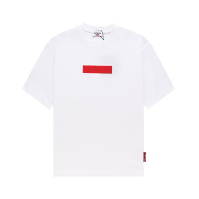 발렌시아가 남성 크루넥 화이트 반팔티 - Balenciaga Mens White Short sleeved T-shirts - ba231x