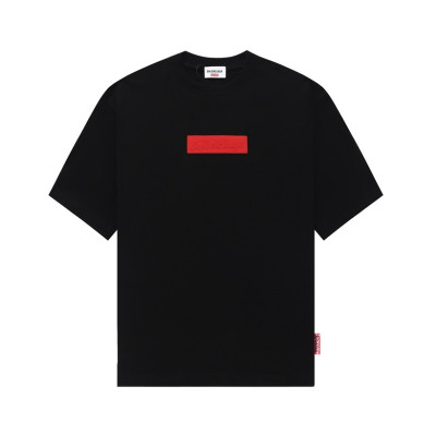 발렌시아가 남성 크루넥 블랙 반팔티 - Balenciaga Mens Black Short sleeved T-shirts - ba232x