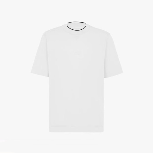 펜디 남성 화이트 크루넥 반팔티 - Fendi Mens White Short sleeved T-shirts - fe79x