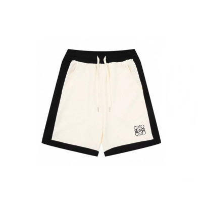 로에베 남성 캐쥬얼 화이트 반바지 - Loewe Mens White Half-pants - loe706x