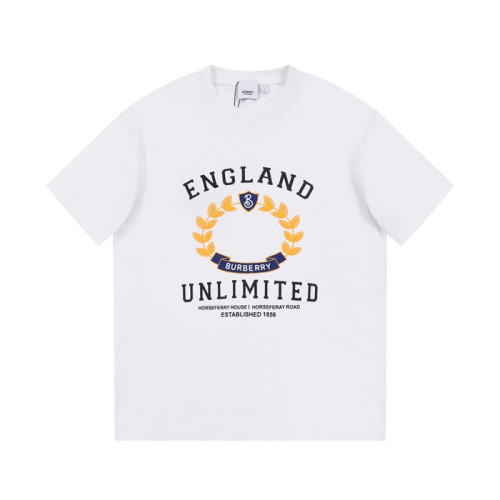 버버리 남성 화이트 크루넥 반팔티 - Burberry Mens White Tshirts - bu127x