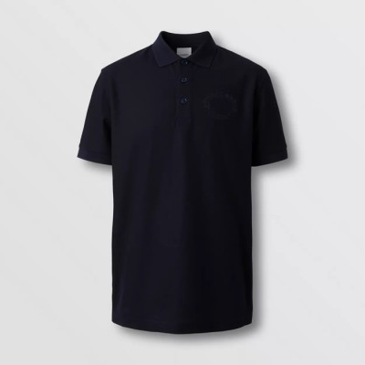 버버리 남성 네이비 폴로 반팔티 - Burberry Mens Navy Tshirts - bu135x