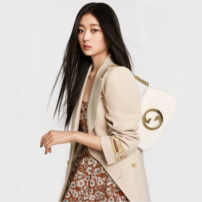 구찌 여성 화이트 숄더백- Gucci Womens White Shoulder Bag - gu394x